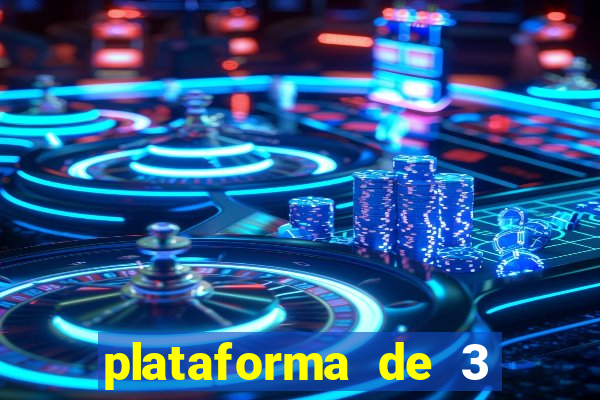 plataforma de 3 reais jogo